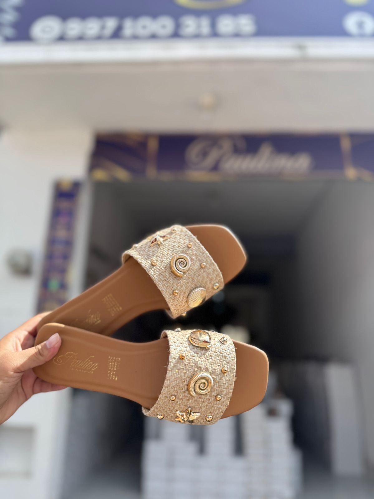 Sandalia M-454 Perlas Yute Eclipse